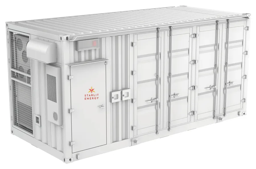 Containerised lithium battery energy storage system