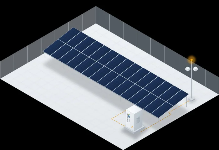 Ground-mounted array